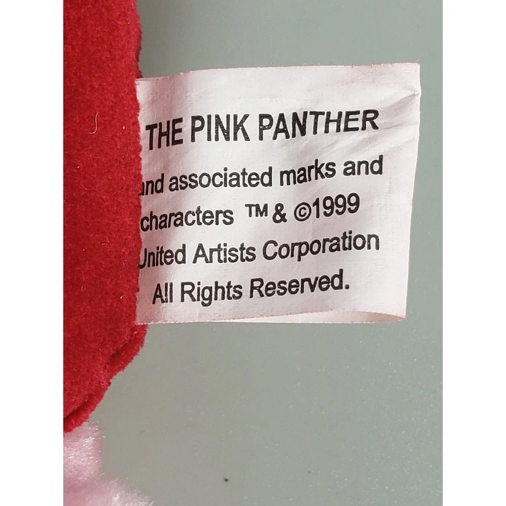 Vintage 1999 Pink Panther Christmas Plush‎ Holiday Pajamas Ski Goggles Animal